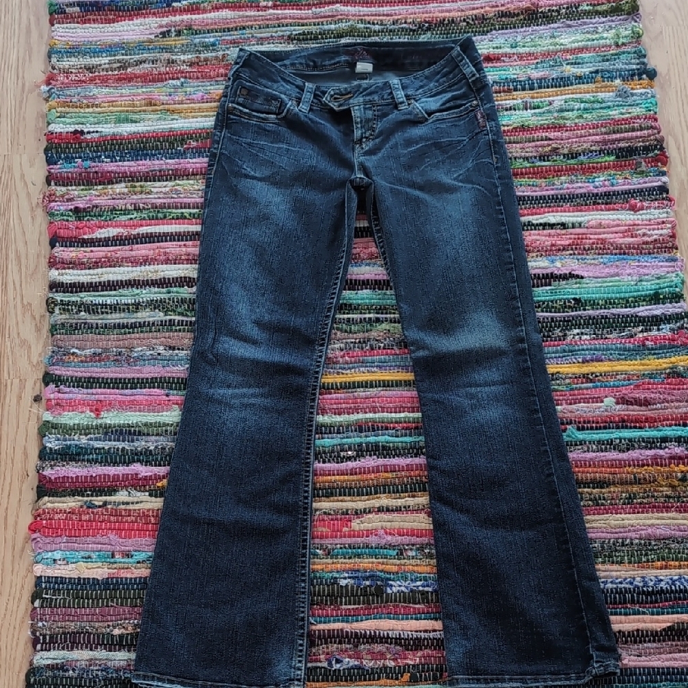 Silver Jeans Blue Flare Wide Leg Denim